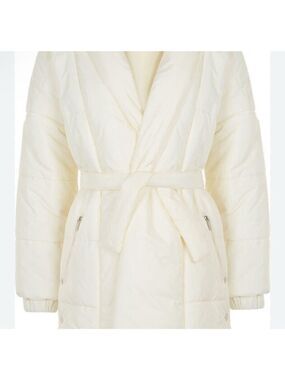 NWT Nocturne Cream Puffer Coat Size 40/8-10US/M